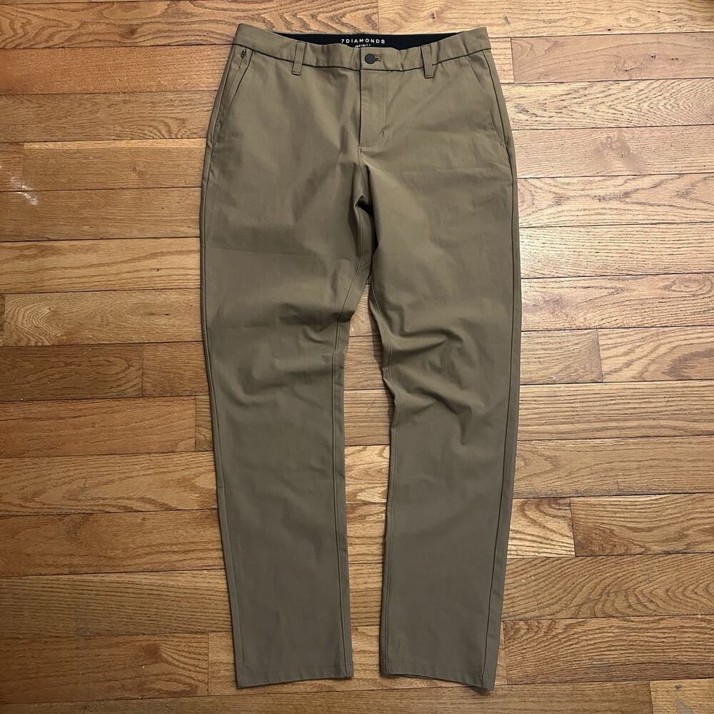 7 Diamonds Infinity Stretch Performance Golf Chino Pants 32x30